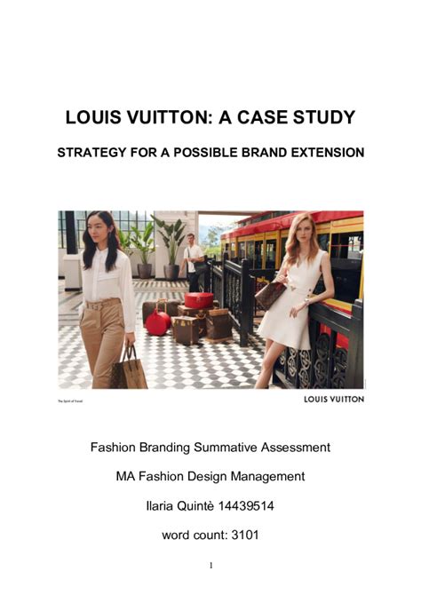 louis vuitton brand strategy pdf|louis vuitton model book pdf.